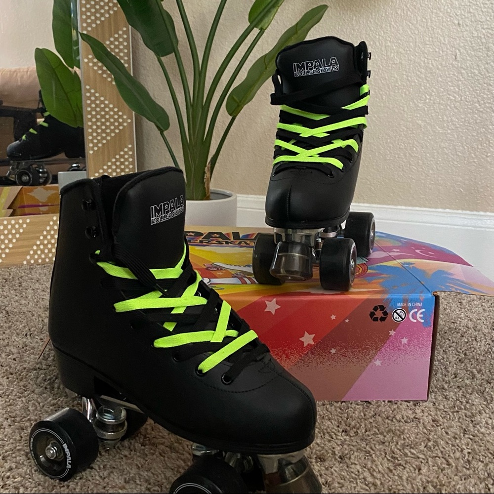 Black Impala 4-Wheel Skates - have been used